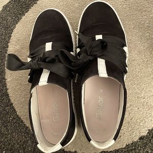 Gabor Thick Lace Black/White Sneaker